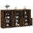 Sideboard With Led Lights 181.5X37X100 Cm