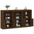 Sideboard With Led Lights 181.5X37X100 Cm