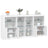 Sideboard With Led Lights 202X37X100 Cm