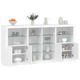 Sideboard With Led Lights 202X37X100 Cm