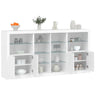 Sideboard With Led Lights 202X37X100 Cm