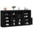 Sideboard With Led Lights 202X37X100 Cm