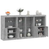 Sideboard With Led Lights 202X37X100 Cm