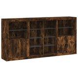 Sideboard With Led Lights 202X37X100 Cm