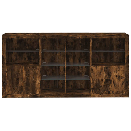 Sideboard With Led Lights 202X37X100 Cm