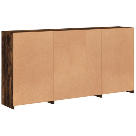 Sideboard With Led Lights 202X37X100 Cm