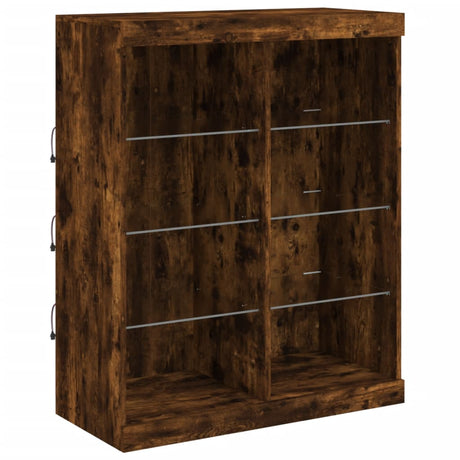 Sideboard With Led Lights 202X37X100 Cm