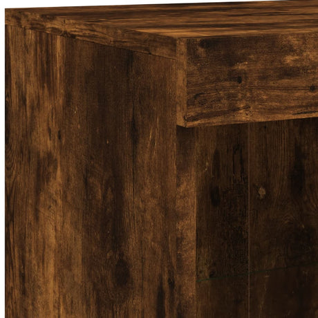 Sideboard With Led Lights 202X37X100 Cm