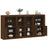 Sideboard With Led Lights 202X37X100 Cm