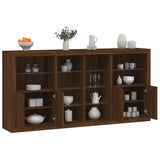 Sideboard With Led Lights 202X37X100 Cm