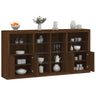 Sideboard With Led Lights 202X37X100 Cm
