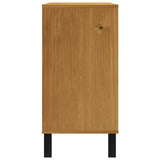 Drawer Cabinet Flam 110X40X80 Cm Solid Wood Pine