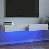 Tv Cabinet With Led Lights 120X35X15.5 Cm