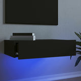 Tv Cabinet With Led Lights 120X35X15.5 Cm