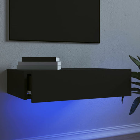 Tv Cabinet With Led Lights 120X35X15.5 Cm