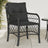 Garden Chairs With Cushions 2 Pcs Poly Rattan