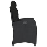3 Piece Bistro Set With Cushions Poly Rattan
