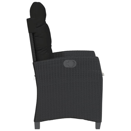 3 Piece Bistro Set With Cushions Poly Rattan