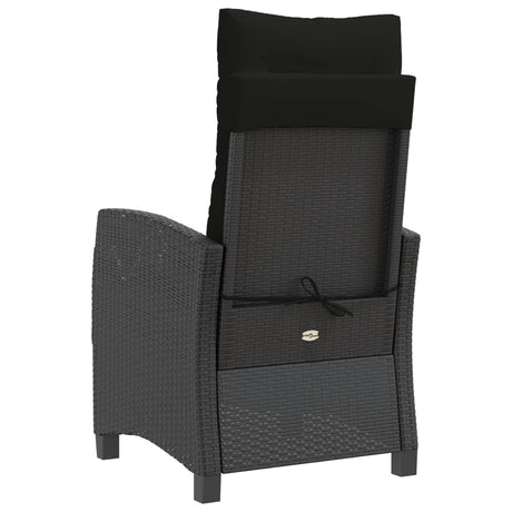 3 Piece Bistro Set With Cushions Poly Rattan
