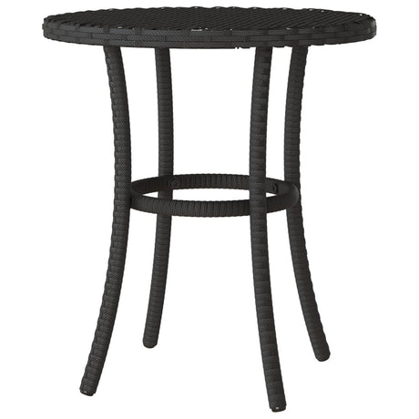 3 Piece Bistro Set With Cushions Poly Rattan