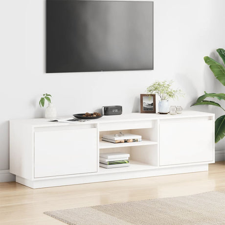 Tv Cabinet 140X35X40 Cm Solid Wood Pine
