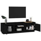 Tv Cabinet 140X35X40 Cm Solid Wood Pine