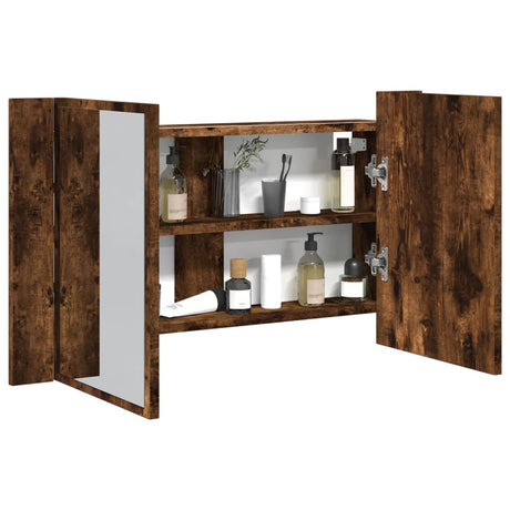Led Bathroom Mirror Cabinet 80X12X45 Cm Acrylic