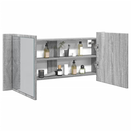 Led Bathroom Mirror Cabinet 100X12X45 Cm Acrylic