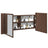 Led Bathroom Mirror Cabinet 100X12X45 Cm Acrylic