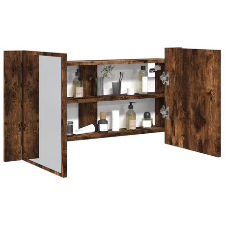 Led Bathroom Mirror Cabinet 90X12X45 Cm Acrylic