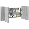 Led Bathroom Mirror Cabinet 90X12X45 Cm Acrylic