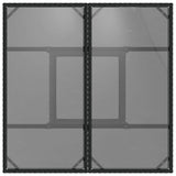 Garden Table With Top 80X80X75 Cm Poly Rattan