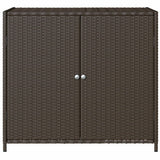 Garden Storage Cabinet 83X45X76 Cm Poly Rattan
