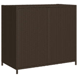 Garden Storage Cabinet 83X45X76 Cm Poly Rattan