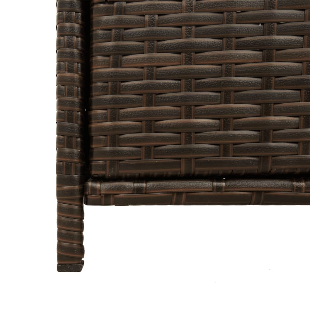 Garden Storage Cabinet 83X45X76 Cm Poly Rattan