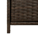 Garden Storage Cabinet 83X45X76 Cm Poly Rattan
