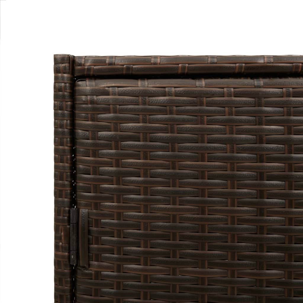 Garden Storage Cabinet 83X45X76 Cm Poly Rattan