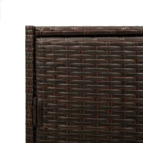 Garden Storage Cabinet 83X45X76 Cm Poly Rattan