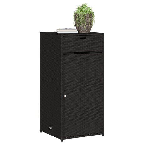 Garden Storage Cabinet Poly Rattan