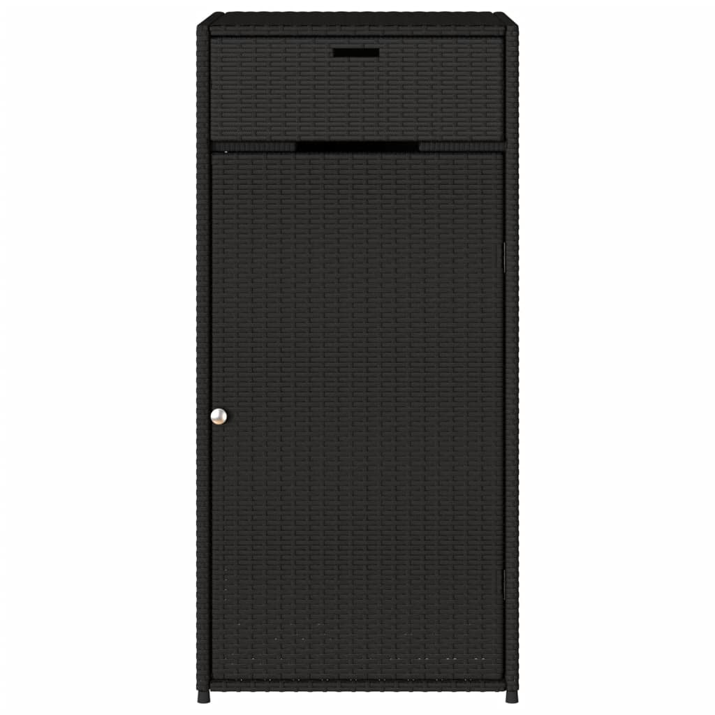 Garden Storage Cabinet Poly Rattan