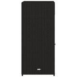 Garden Storage Cabinet Poly Rattan