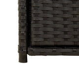 Garden Storage Cabinet Poly Rattan