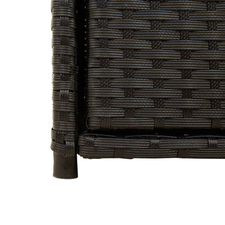 Garden Storage Cabinet Poly Rattan