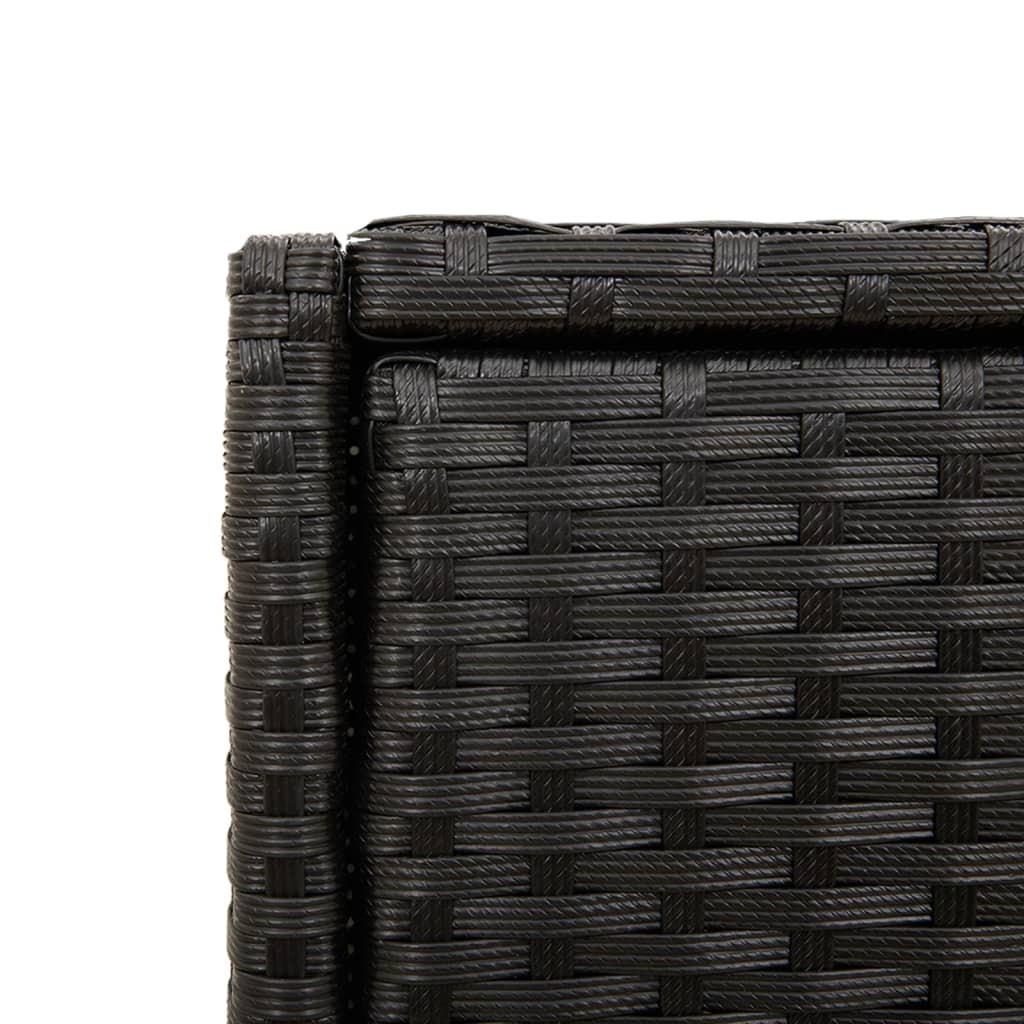 Garden Storage Cabinet Poly Rattan