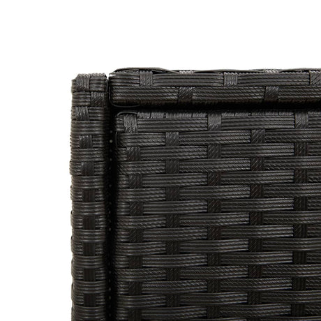 Garden Storage Cabinet Poly Rattan
