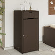 Garden Storage Cabinet Poly Rattan