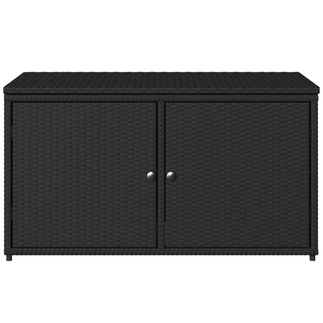 Garden Storage Cabinet 110X55X60.5 Cm Poly Rattan