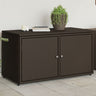 Garden Storage Cabinet 110X55X60.5 Cm Poly Rattan