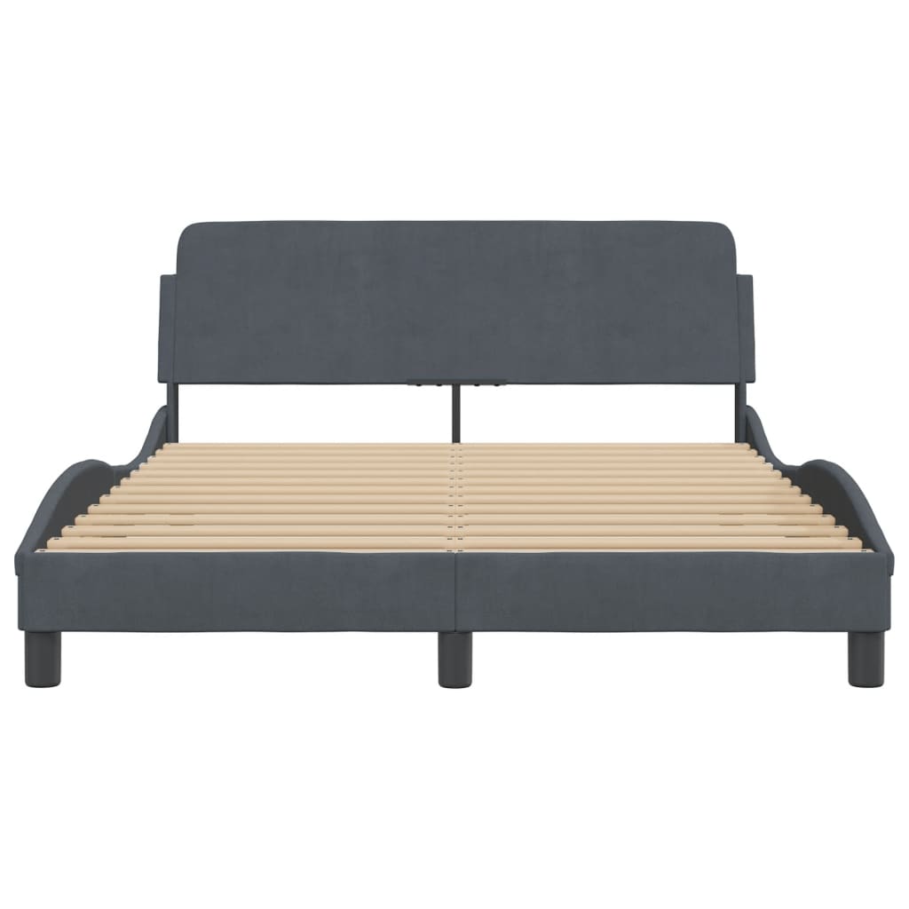 Bed Frame &quot;Dover&quot; Double Velvet