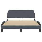 Bed Frame &quot;Dover&quot; Double Velvet